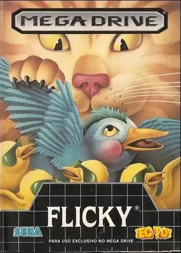 BRA - Jeux Mega Drive Brésiliens - Flicky