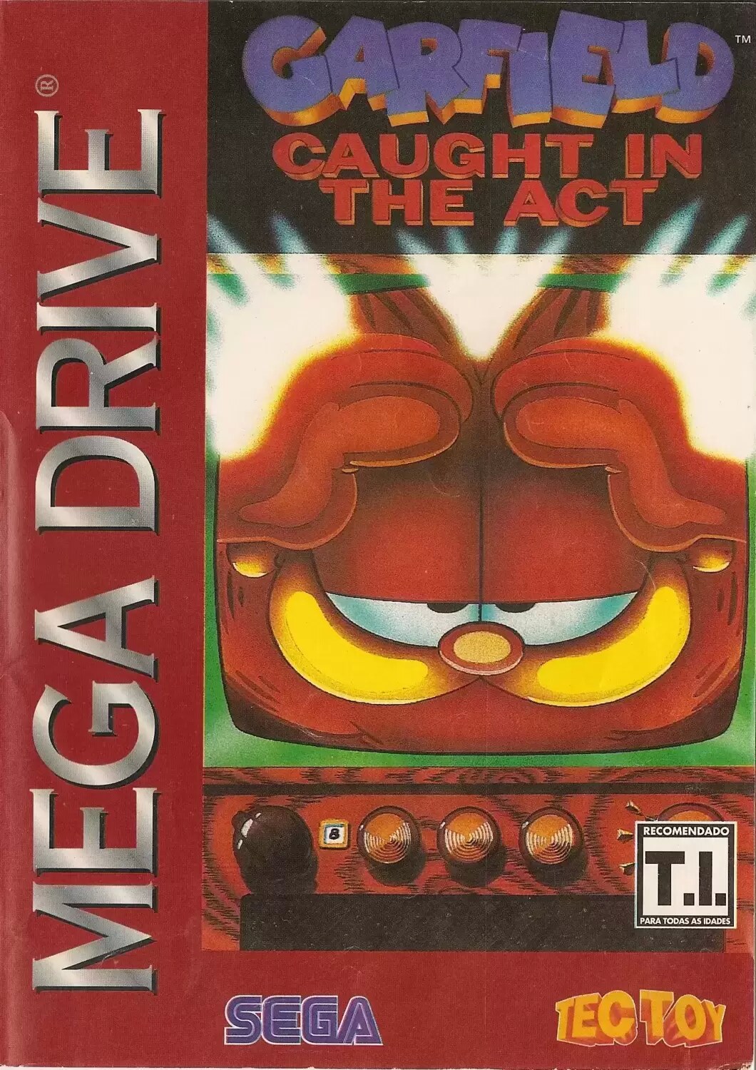 BRA - Jeux Mega Drive Brésiliens - Garfield: Caught in the Act