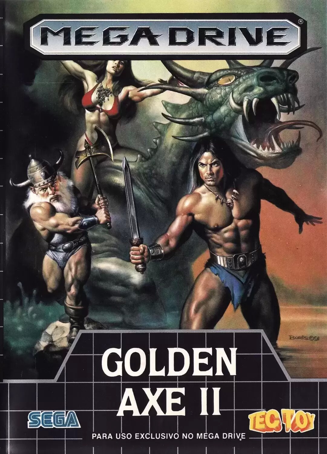 BRA - Jeux Mega Drive Brésiliens - Golden Axe II