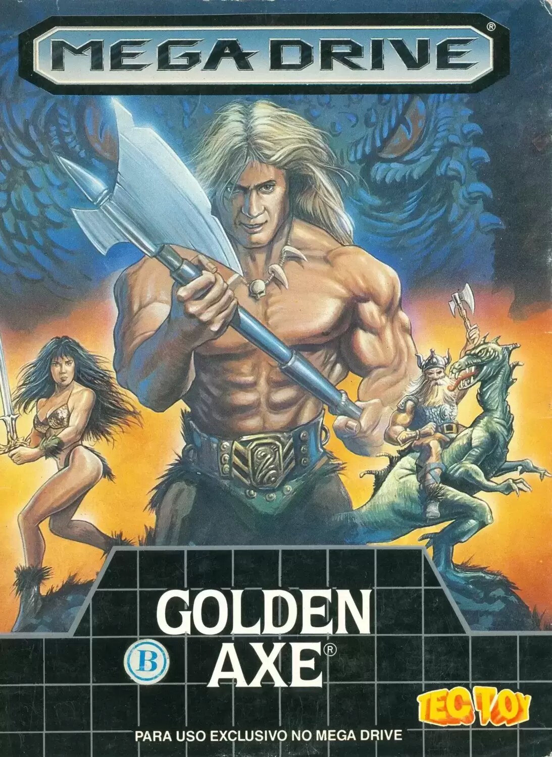 BRA - Jeux Mega Drive Brésiliens - Golden Axe