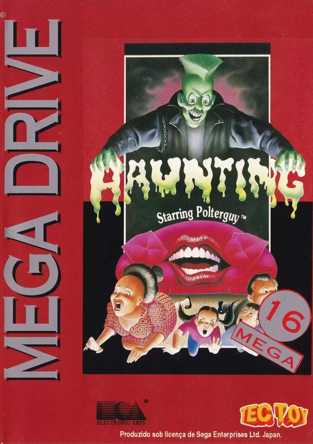 BRA - Jeux Mega Drive Brésiliens - Haunting Starring Polterguy