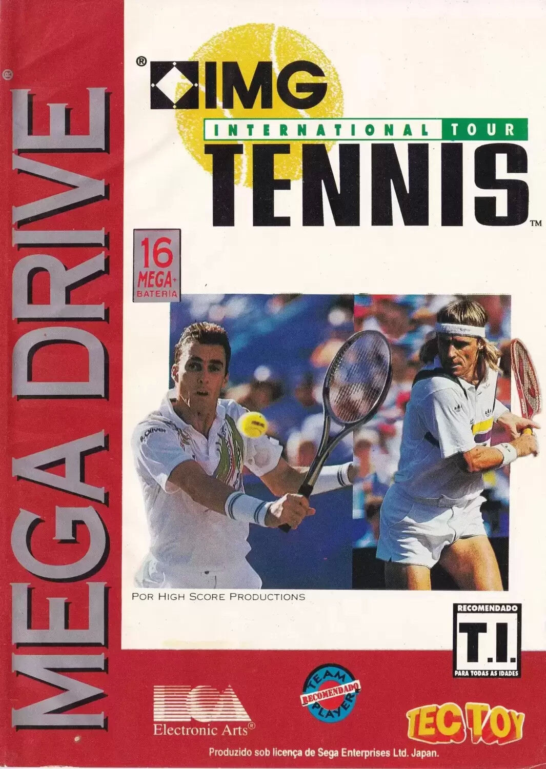BRA - Jeux Mega Drive Brésiliens - IMG International Tour Tennis