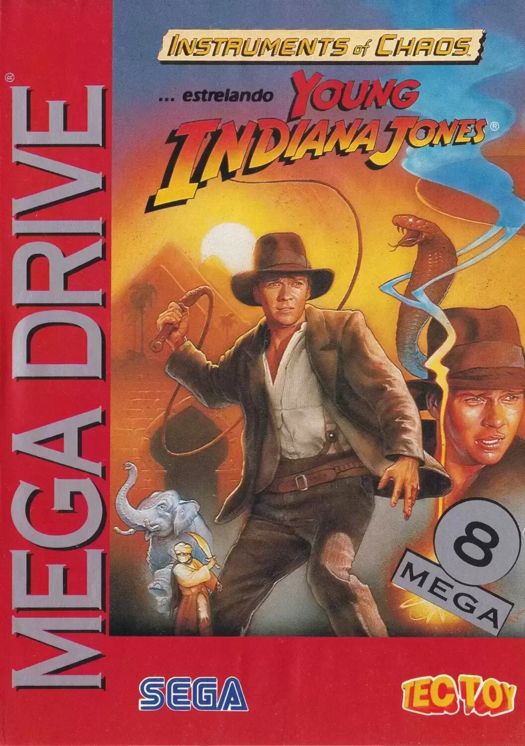 BRA - Jeux Mega Drive Brésiliens - Instrument of Chaos Starring Young Indiana Jones