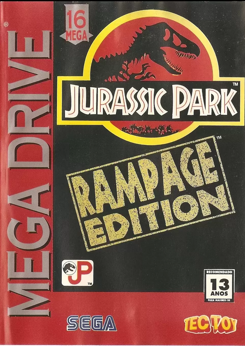 BRA - Jeux Mega Drive Brésiliens - Jurassic Park: Rampage Edition