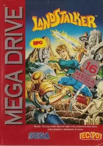 BRA - Jeux Mega Drive Brésiliens - Landstalker : The Treasures of King Nole