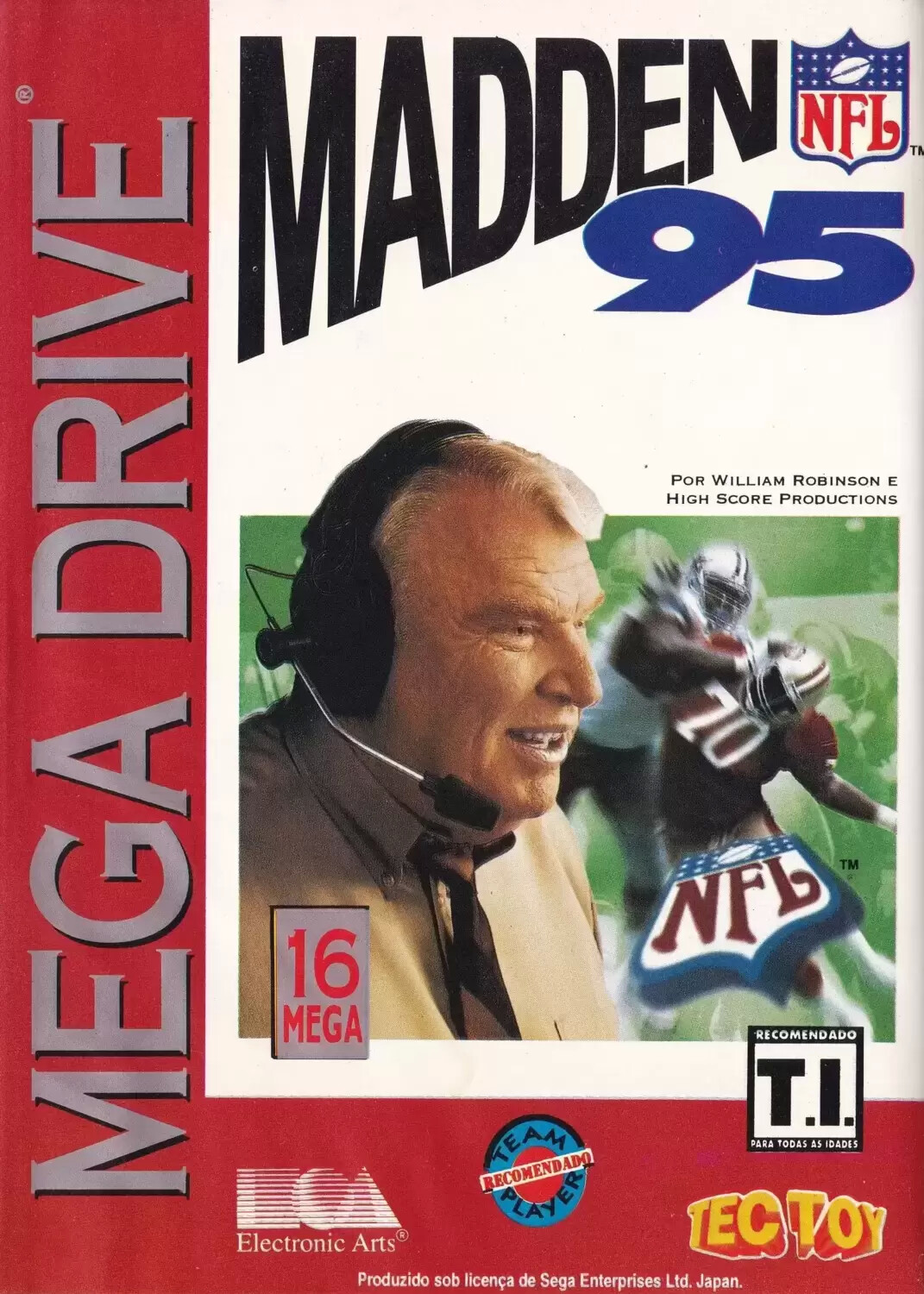 BRA - Jeux Mega Drive Brésiliens - Madden NFL’ 95