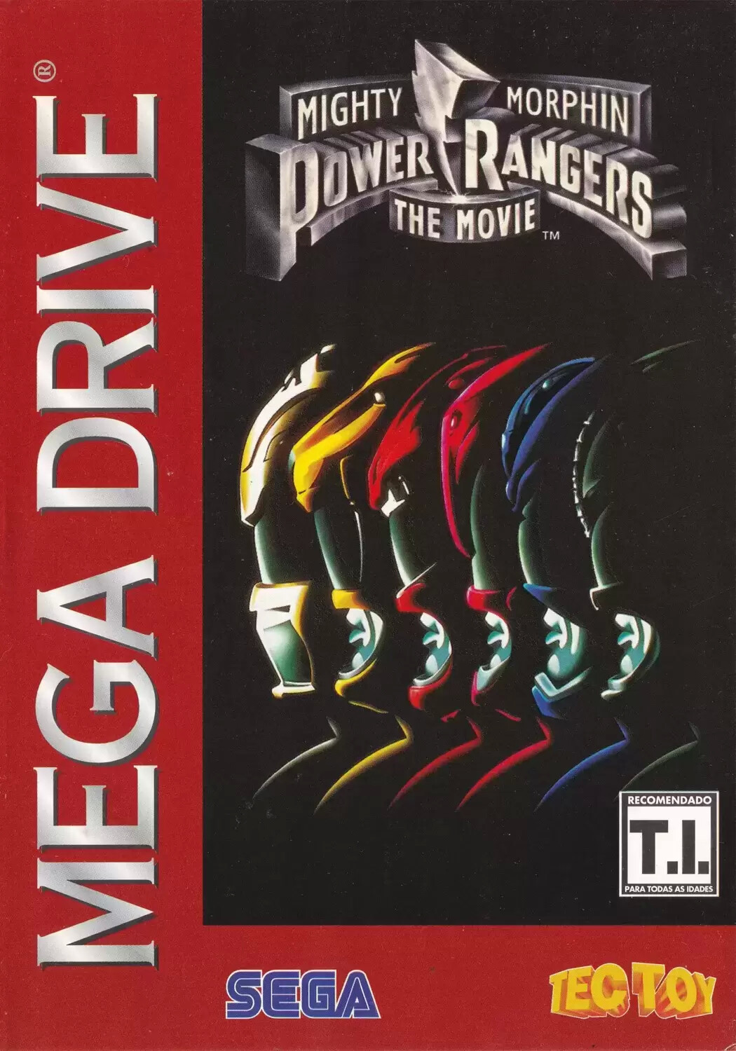 BRA - Jeux Mega Drive Brésiliens - Mighty Morphin Power Rangers: The Movie