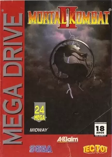 BRA - Jeux Mega Drive Brésiliens - Mortal Kombat II