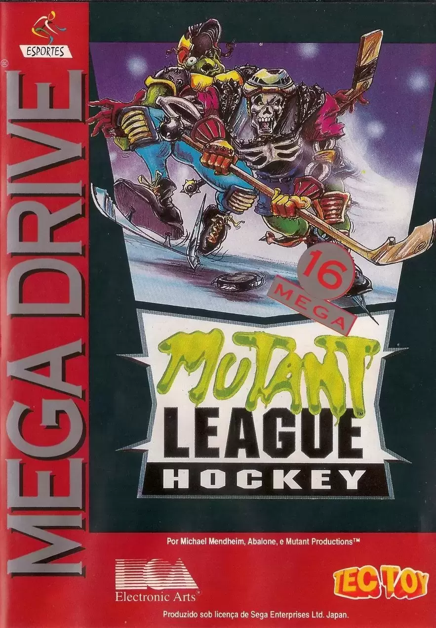 BRA - Jeux Mega Drive Brésiliens - Mutant League Hockey