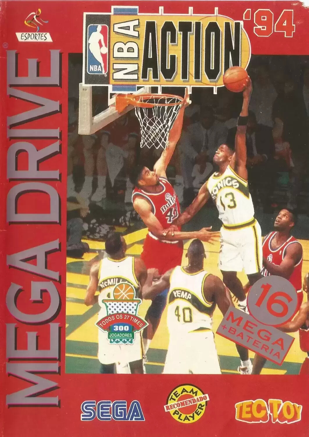 BRA - Brazilian Mega Drive Games - NBA Action ‘94
