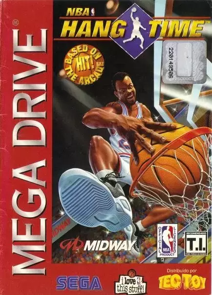 BRA - Jeux Mega Drive Brésiliens - NBA Hang Time
