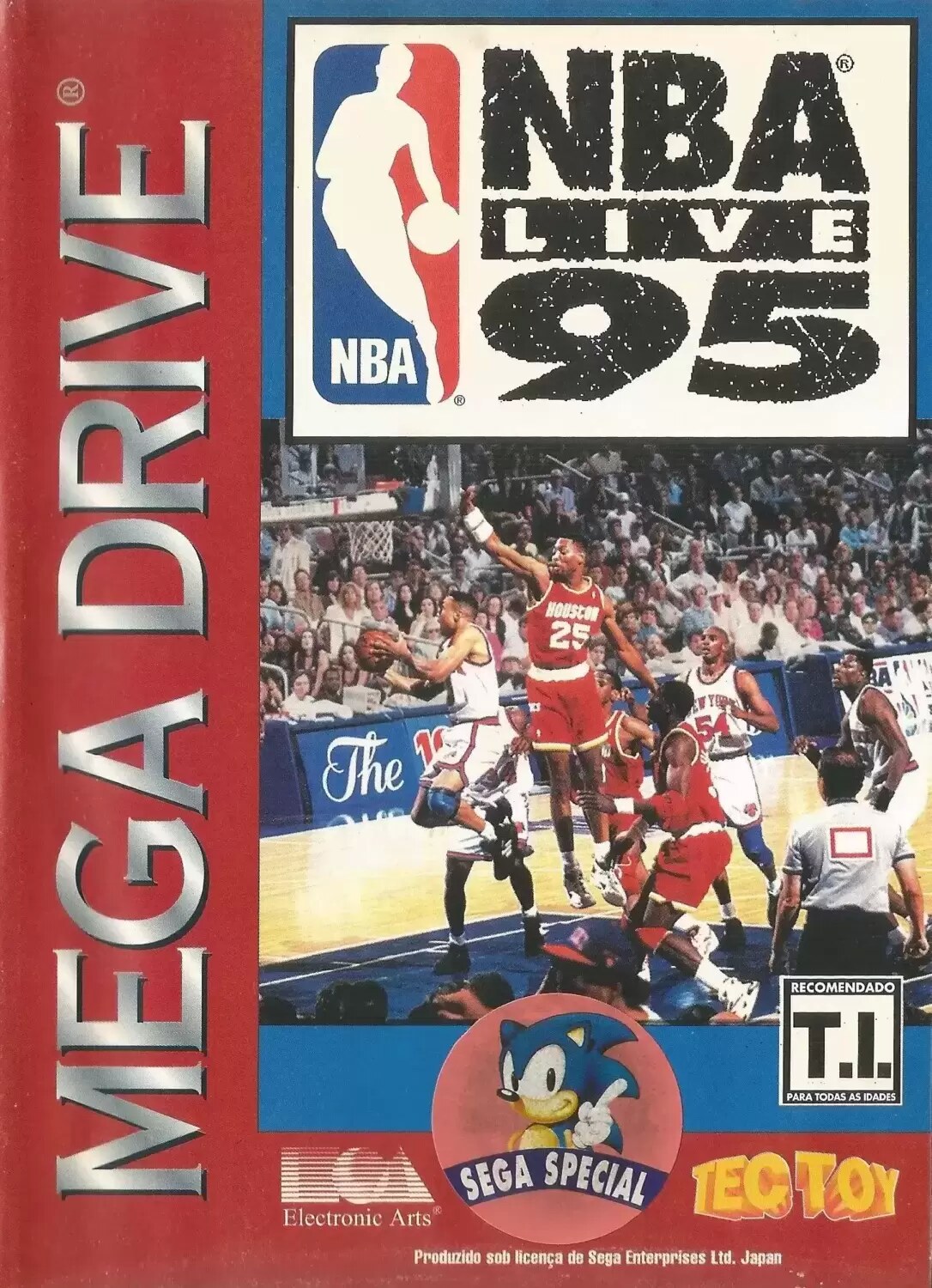 BRA - Jeux Mega Drive Brésiliens - NBA Live 95