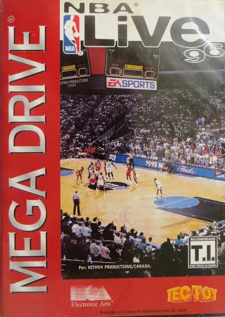 BRA - Jeux Mega Drive Brésiliens - NBA Live 96