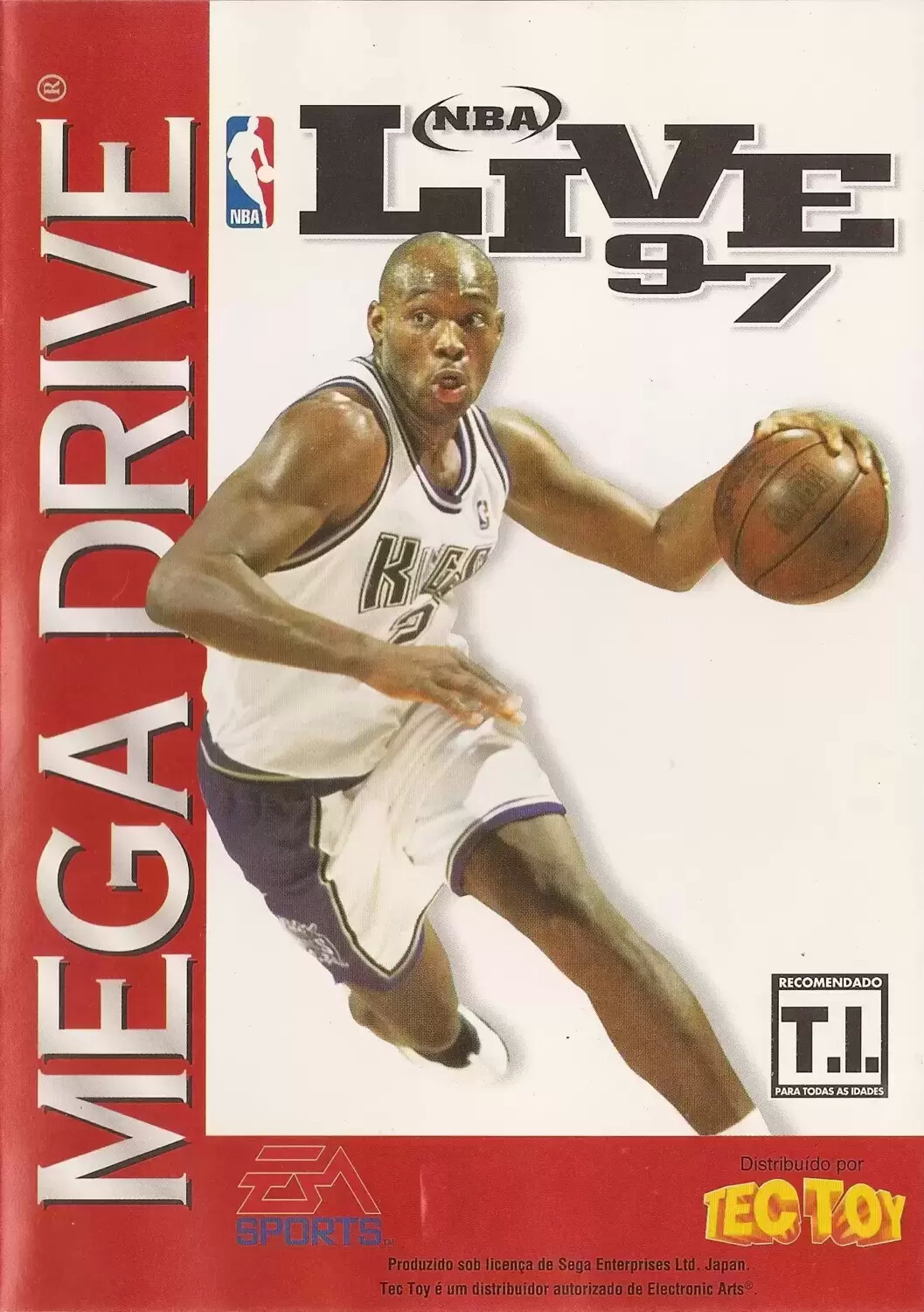 BRA - Jeux Mega Drive Brésiliens - NBA Live 97