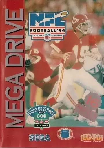 BRA - Brazilian Mega Drive Games - NFL Football ‘94 Starring Joe Montana