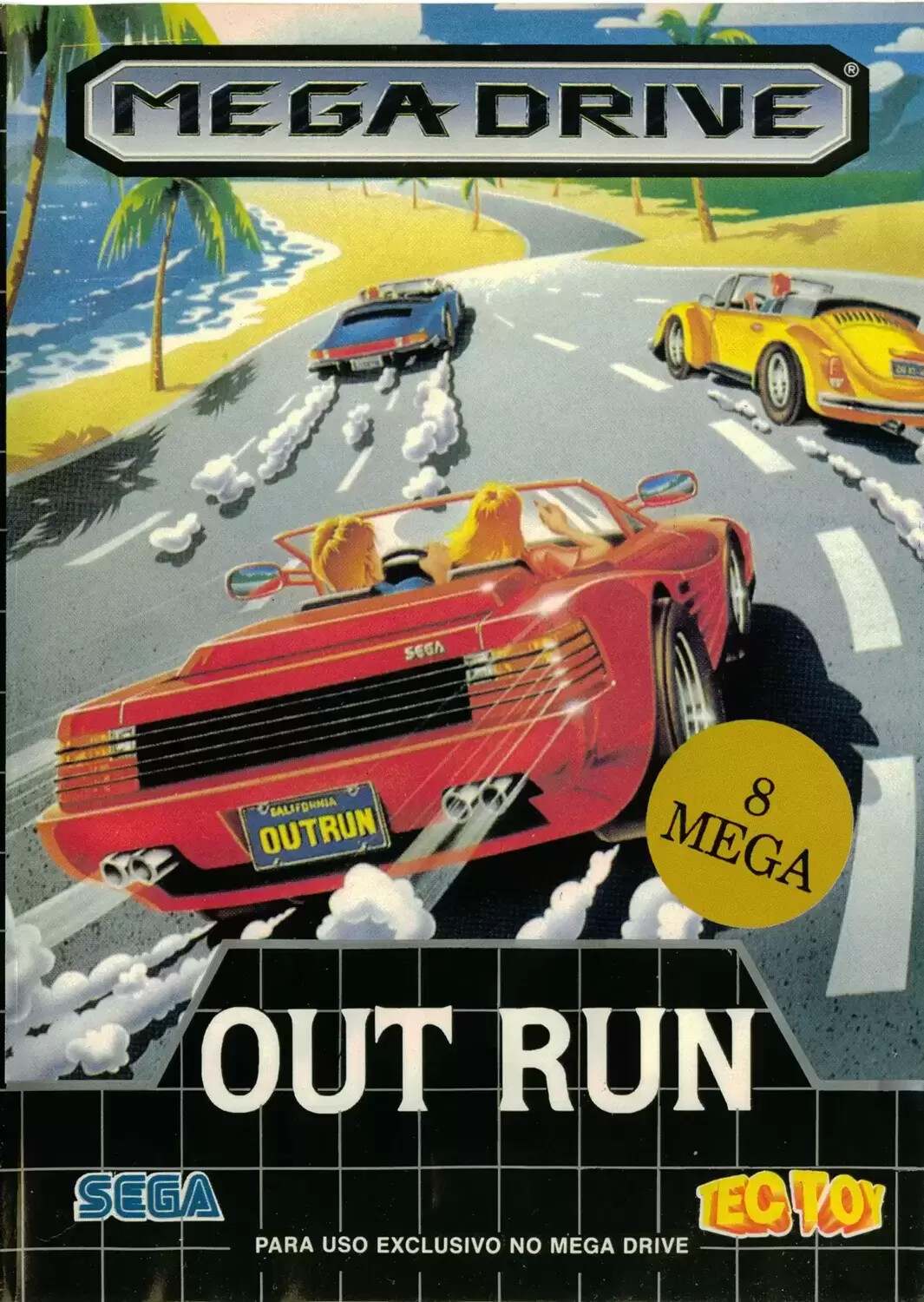 BRA - Jeux Mega Drive Brésiliens - OutRun