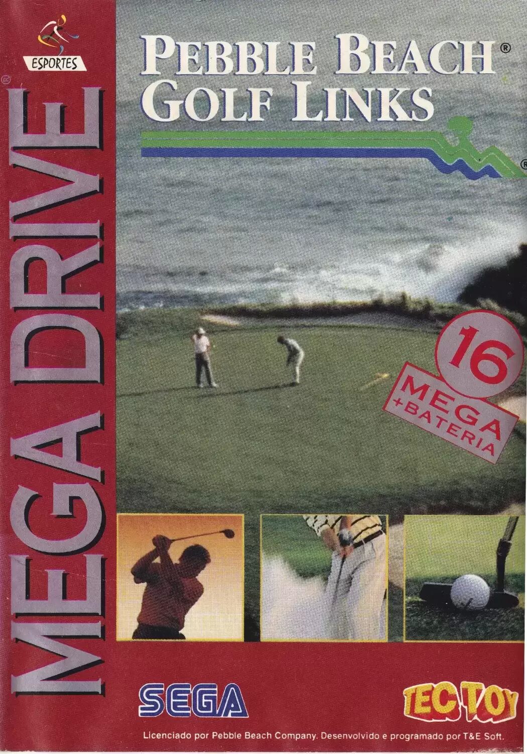 BRA - Jeux Mega Drive Brésiliens - Pebble Beach Golf Links