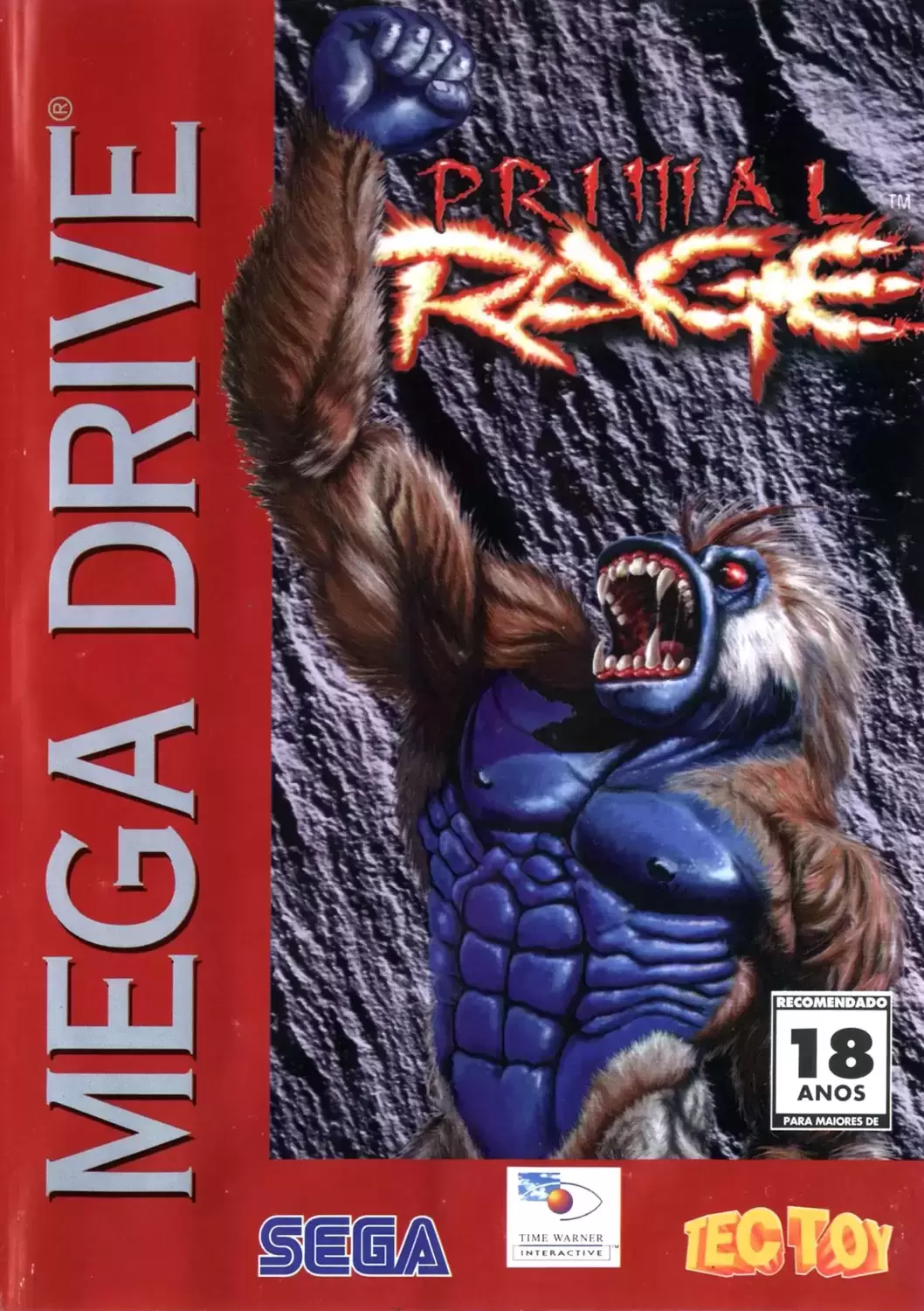 BRA - Jeux Mega Drive Brésiliens - Primal Rage
