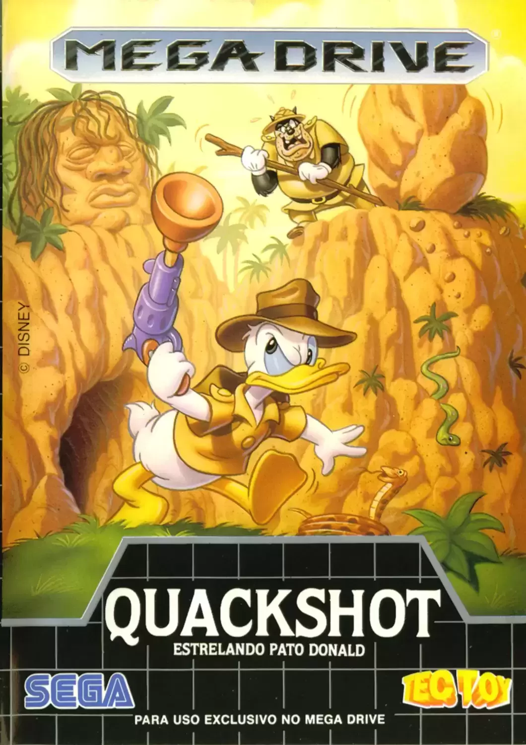 BRA - Brazilian Mega Drive Games - Quackshot: Starring Donald Duck