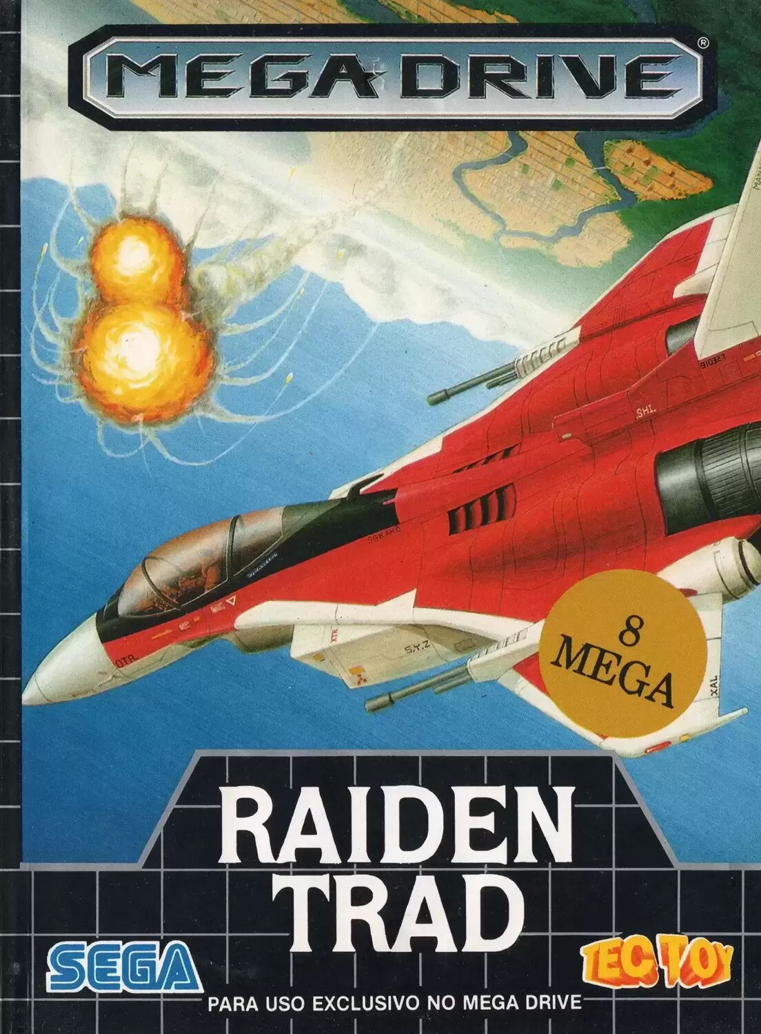 BRA - Brazilian Mega Drive Games - Raiden Trad