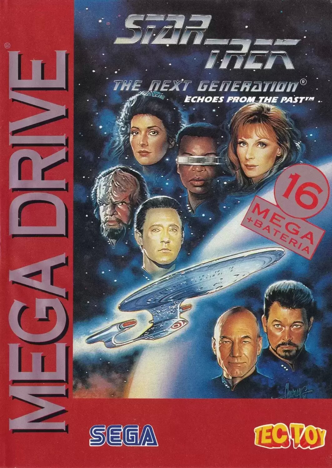 BRA - Jeux Mega Drive Brésiliens - Star Trek: The Next Generation - Echoes from the Past