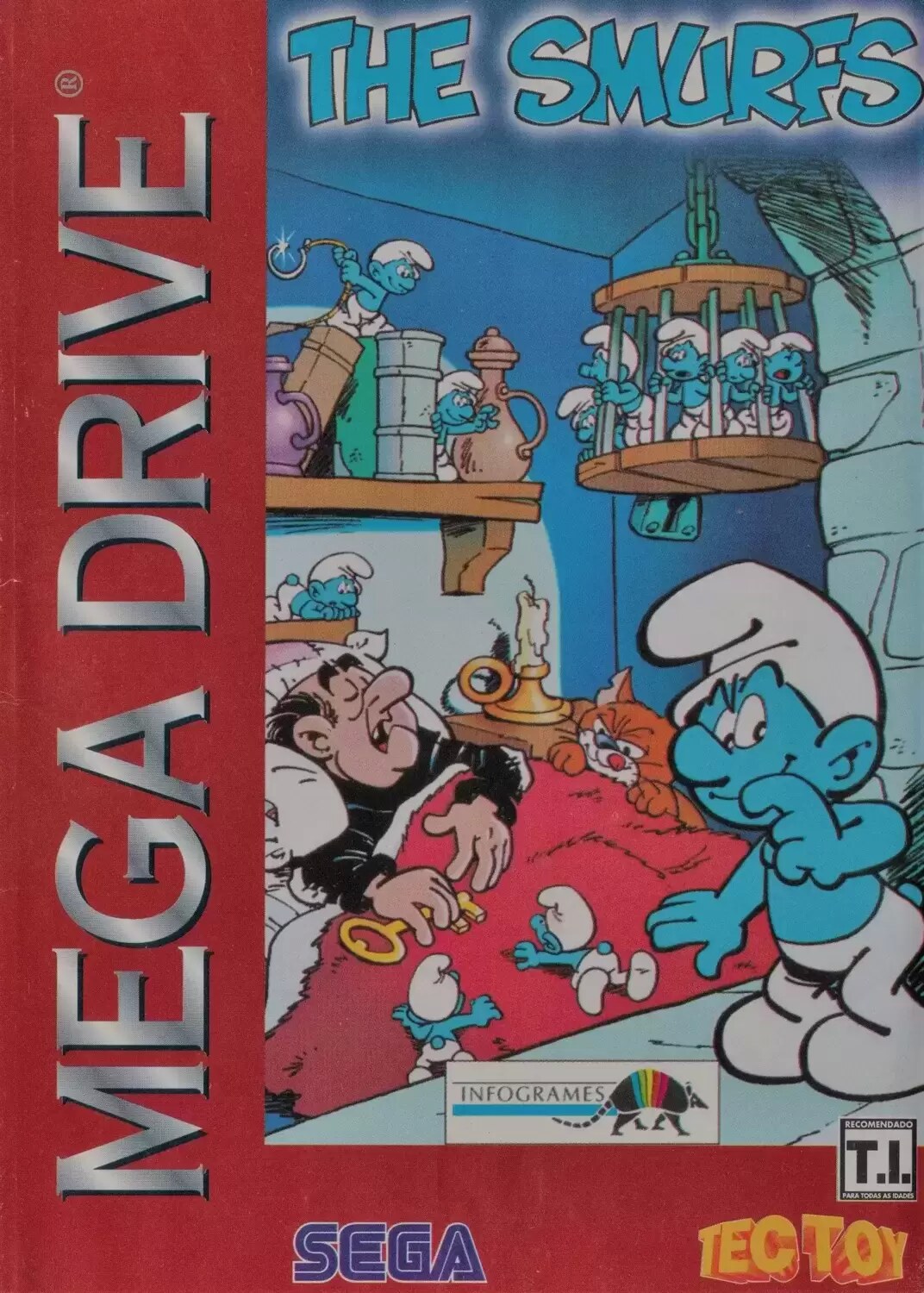 BRA - Brazilian Mega Drive Games - The Smurfs