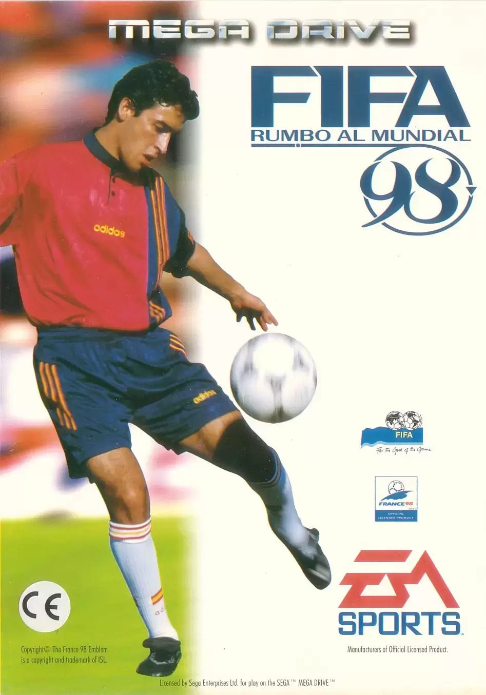 ES - Jeux Mega Drive Espagnols - FIFA Rumbo al Mondial 98