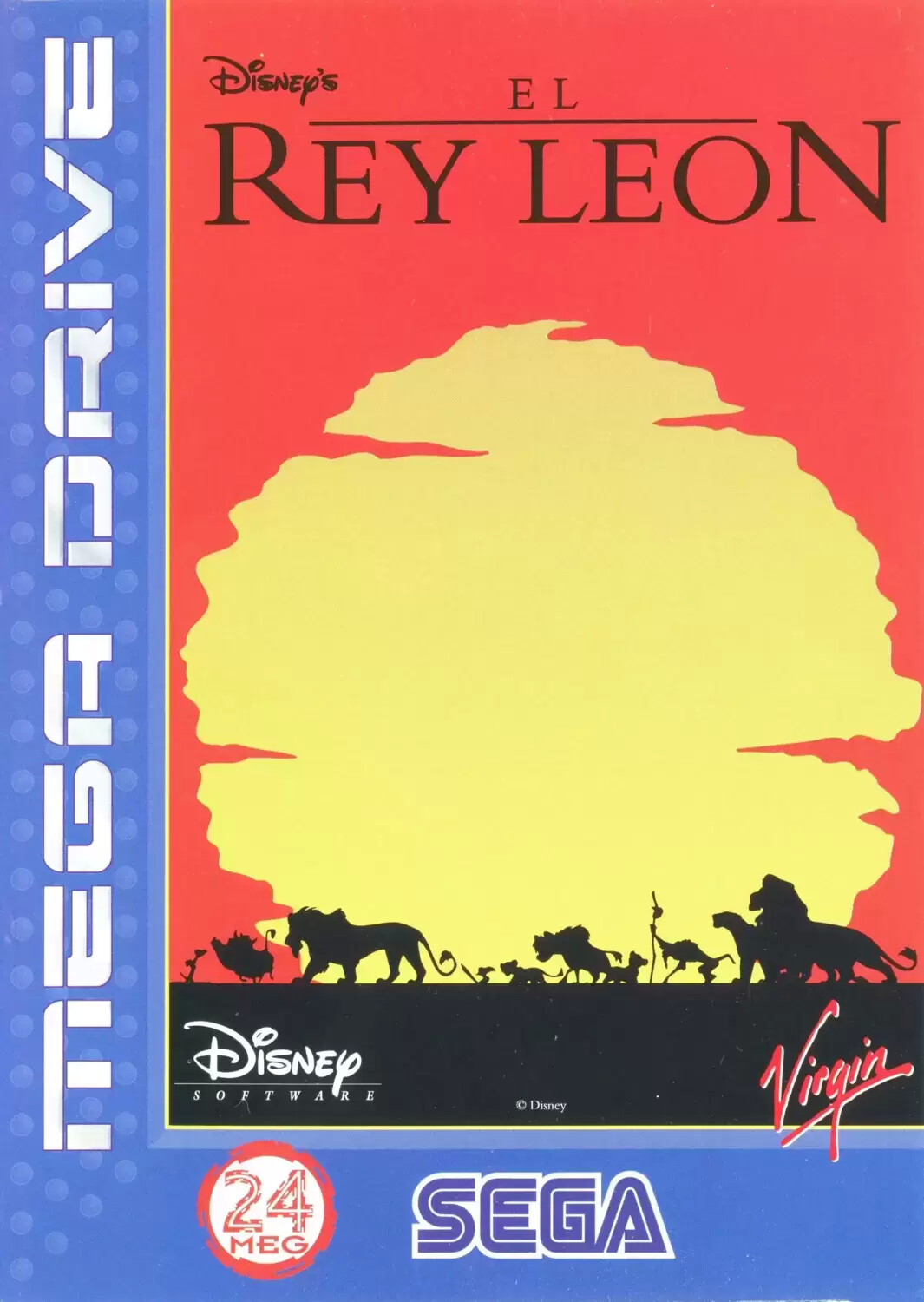 ES - Spanish Mega Drive Games - El Rey Leon