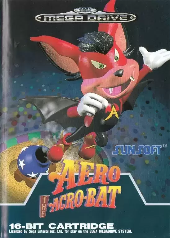 EUR - European Mega Drive Games - Aero the Acro-Bat