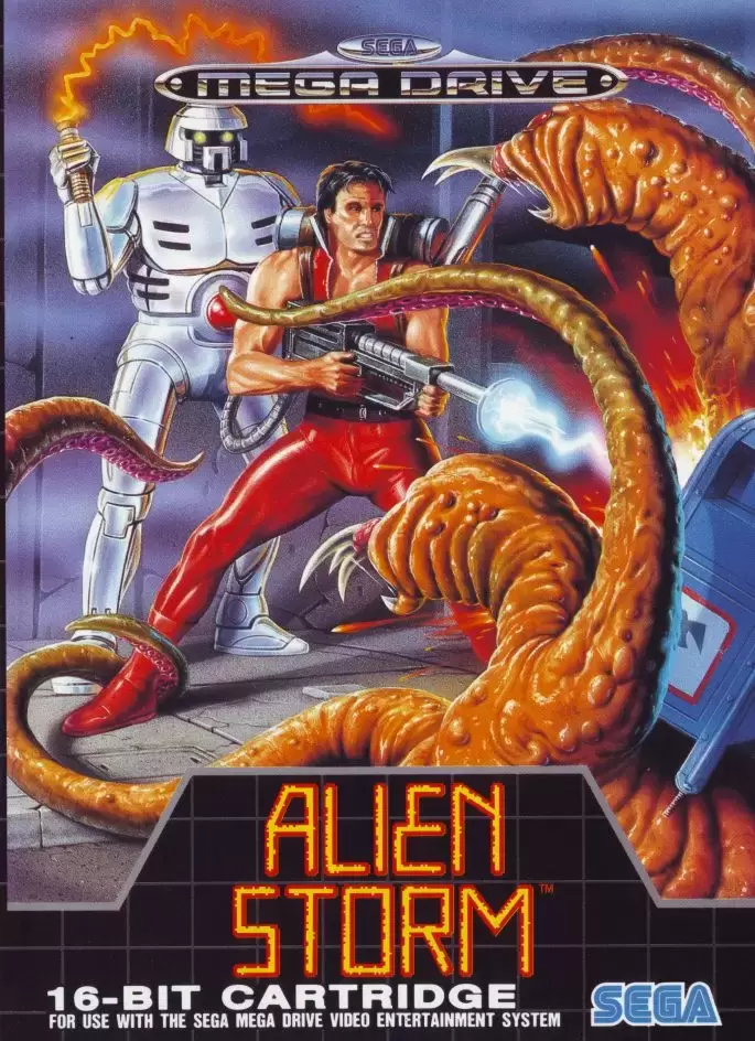 EUR - European Mega Drive Games - Alien Storm