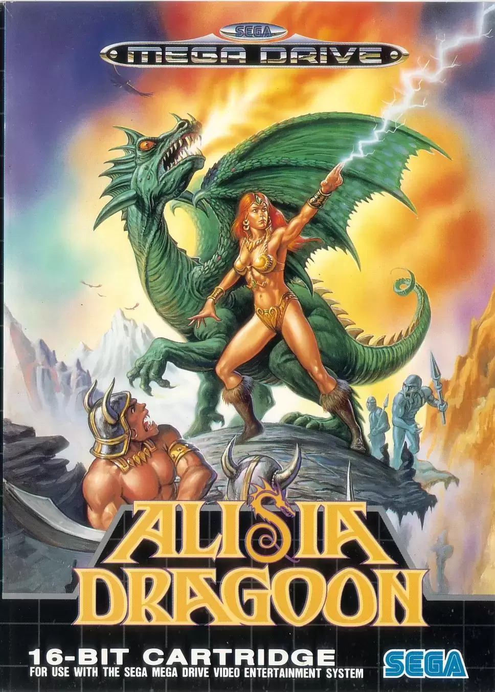 EUR - European Mega Drive Games - Alisia Dragoon [Megadrive FR]