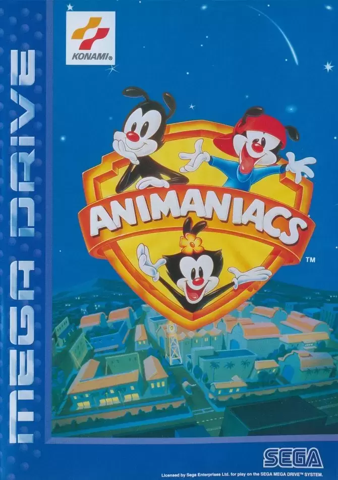 EUR - European Mega Drive Games - Animaniacs