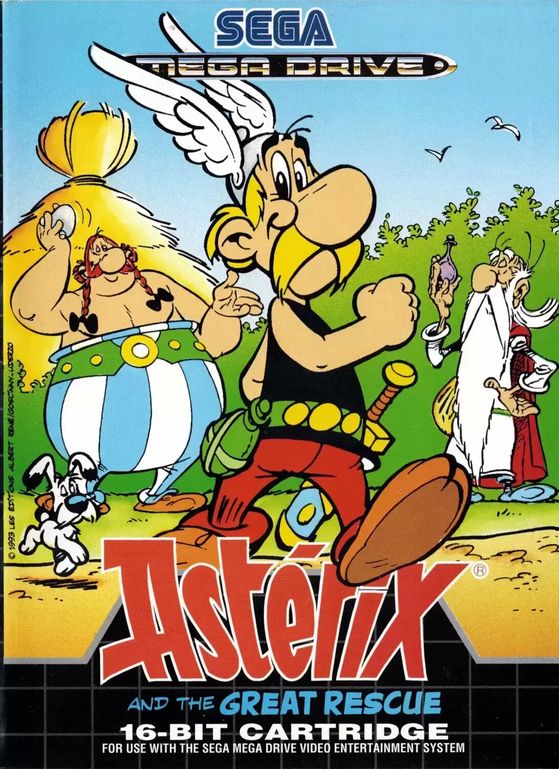 EUR - European Mega Drive Games - Asterix and the Great Rescue