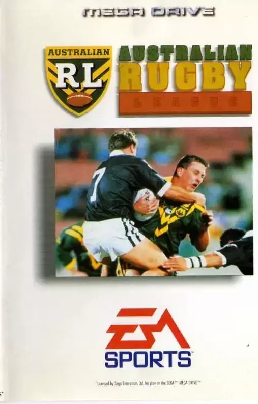 EUR - European Mega Drive Games - Australian Rugby League