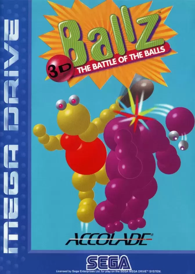 EUR - European Mega Drive Games - Ballz 3D: The Battle of the Balls