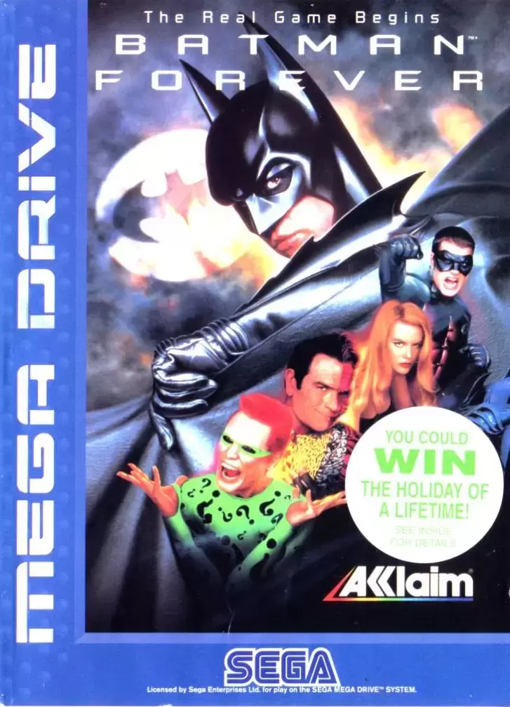 EUR - European Mega Drive Games - Batman Forever