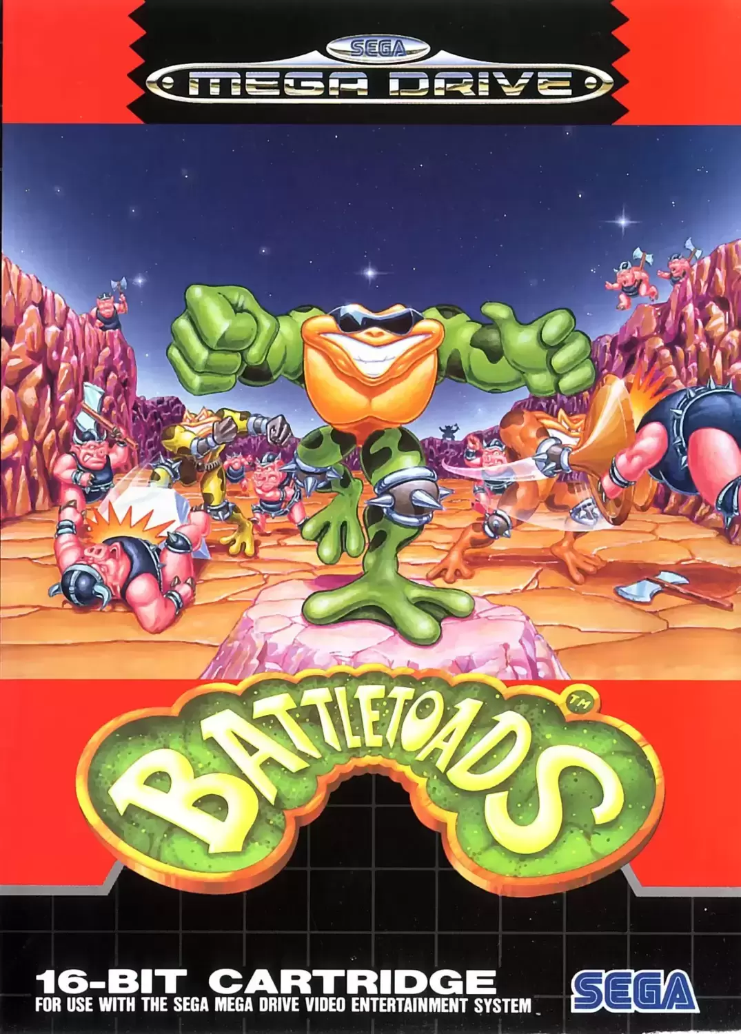 EUR - European Mega Drive Games - Battletoads