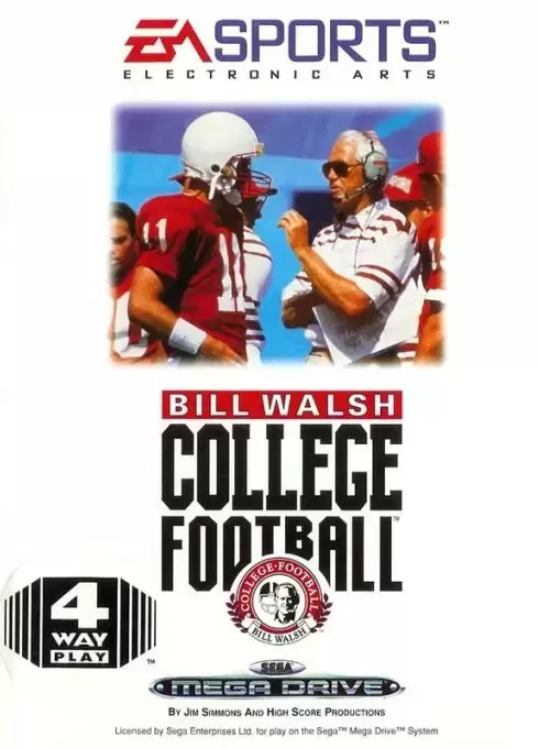 EUR - European Mega Drive Games - Bill Walsh College Football