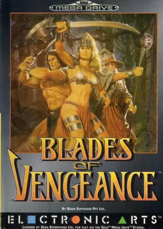 EUR - European Mega Drive Games - Blades Of Vengeance