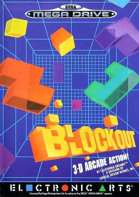 EUR - European Mega Drive Games - Block Out