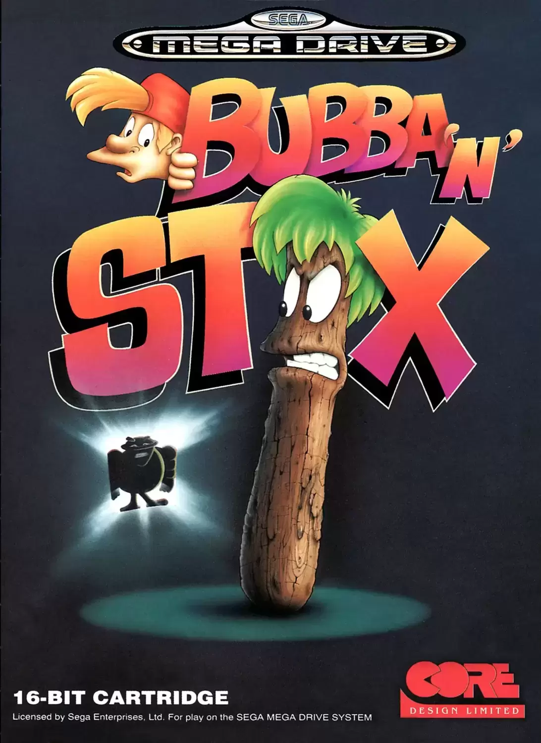 EUR - Jeux Mega Drive Européens - Bubba \'n\' Stix