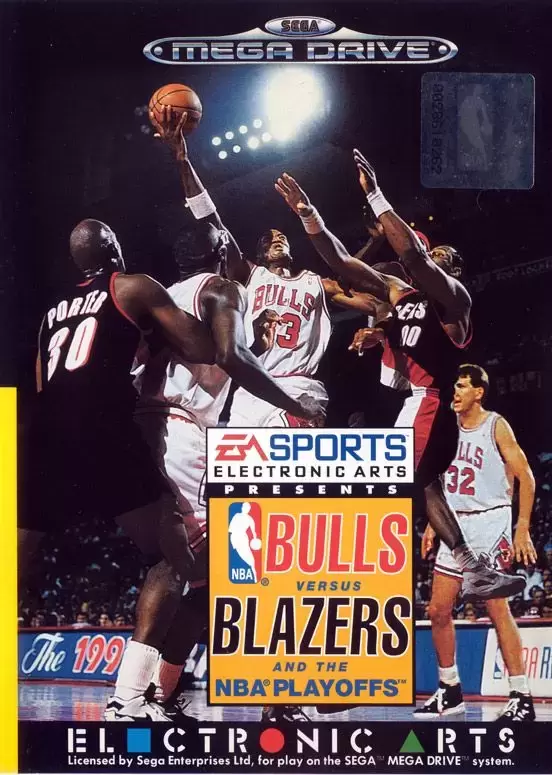 EUR - European Mega Drive Games - Bulls Versus Blazers