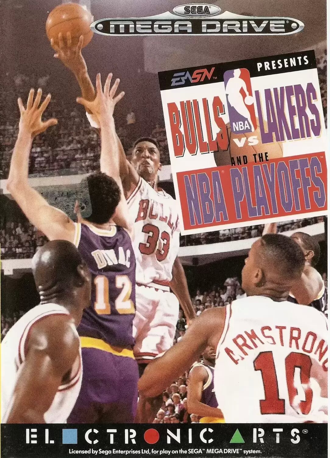 EUR - Jeux Mega Drive Européens - Bulls vs Lakers and the NBA Playoffs