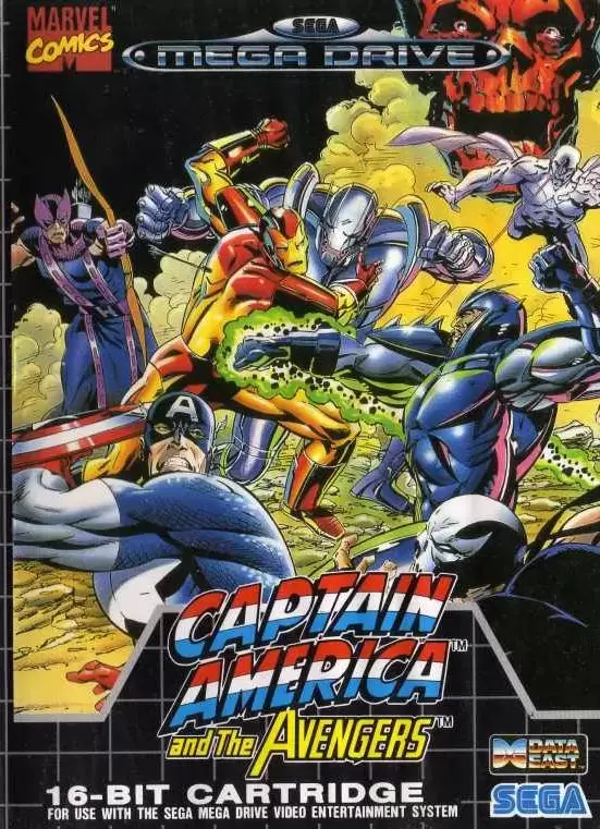 EUR - Jeux Mega Drive Européens - Captain America and the Avengers