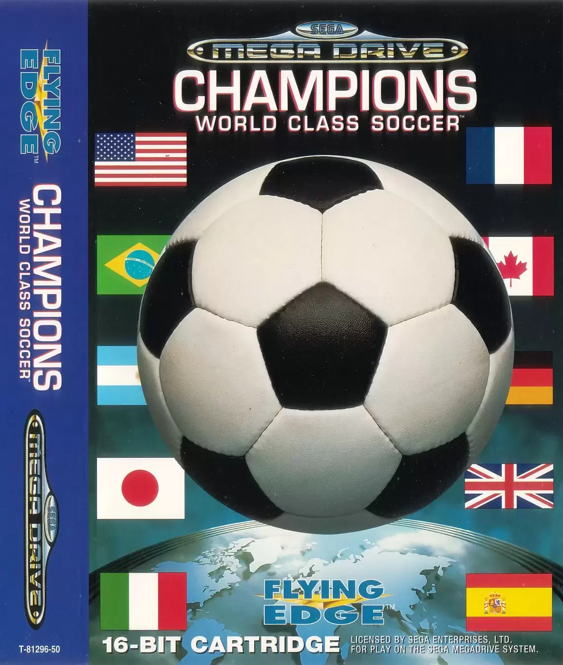 EUR - Jeux Mega Drive Européens - Champions World Class Soccer