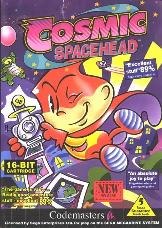 EUR - Jeux Mega Drive Européens - Cosmic Spacehead