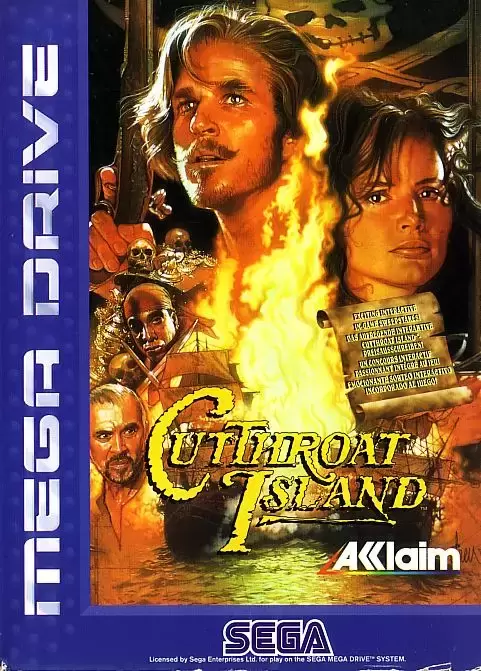 EUR - European Mega Drive Games - Cutthroat Island