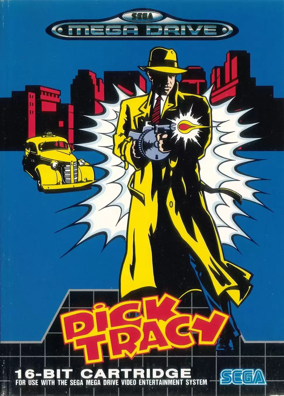 EUR - European Mega Drive Games - Dick Tracy