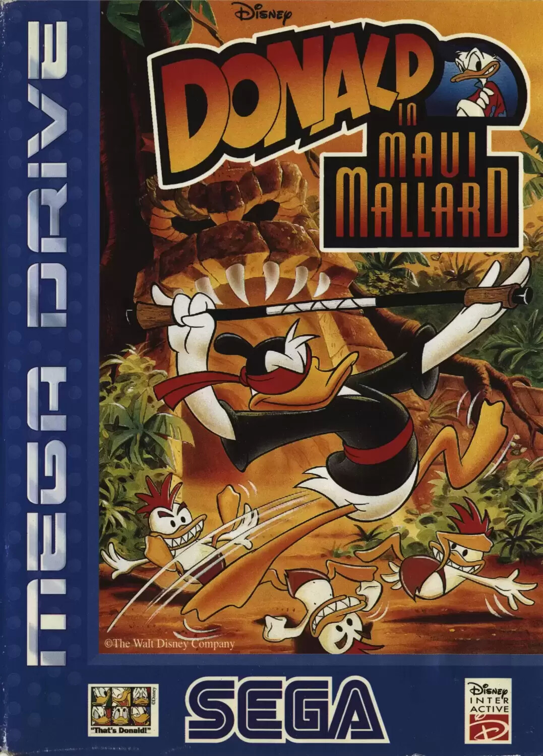 EUR - Jeux Mega Drive Européens - Donald in Maui Mallard