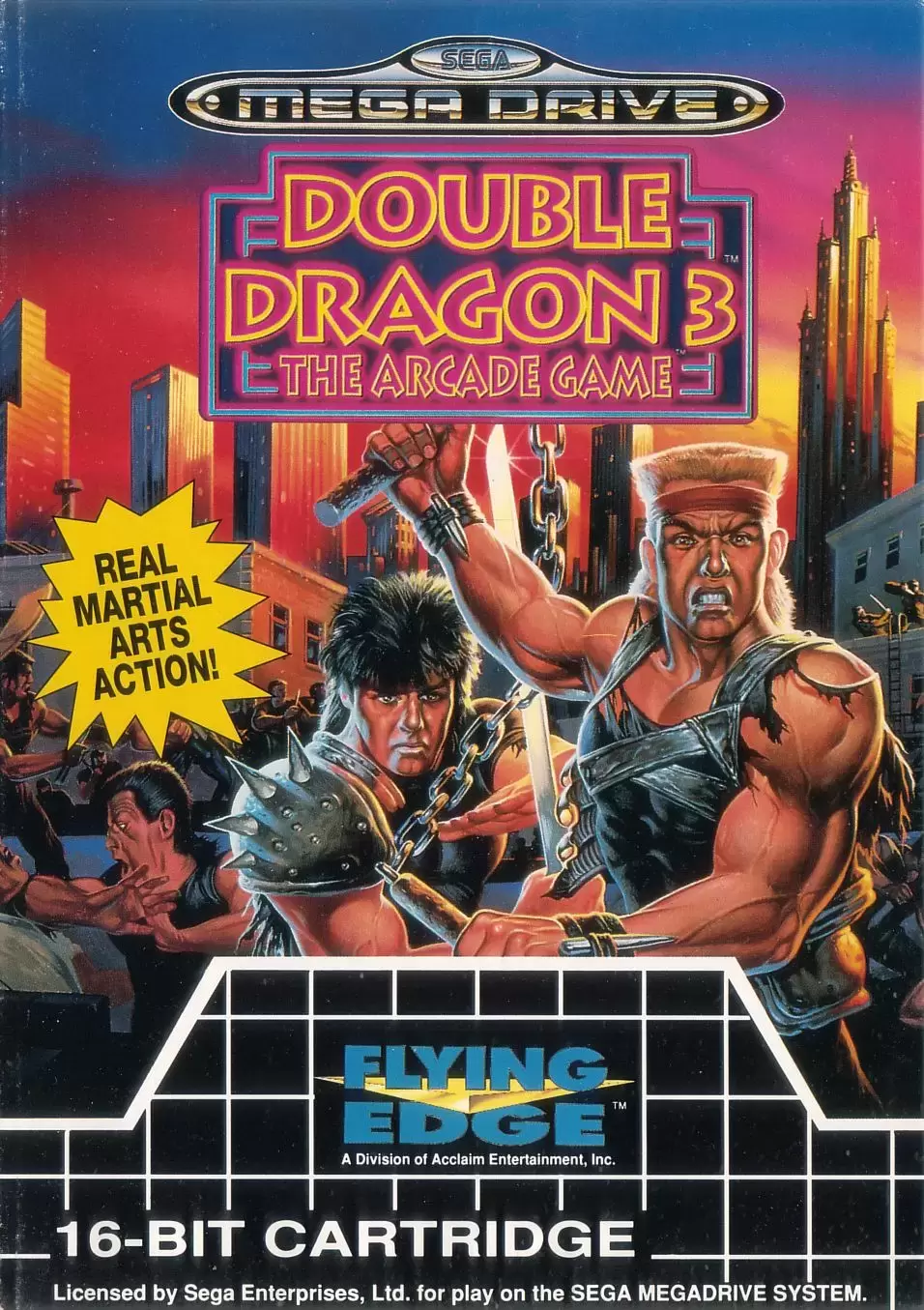 EUR - Jeux Mega Drive Européens - Double Dragon 3 : The Arcade Game
